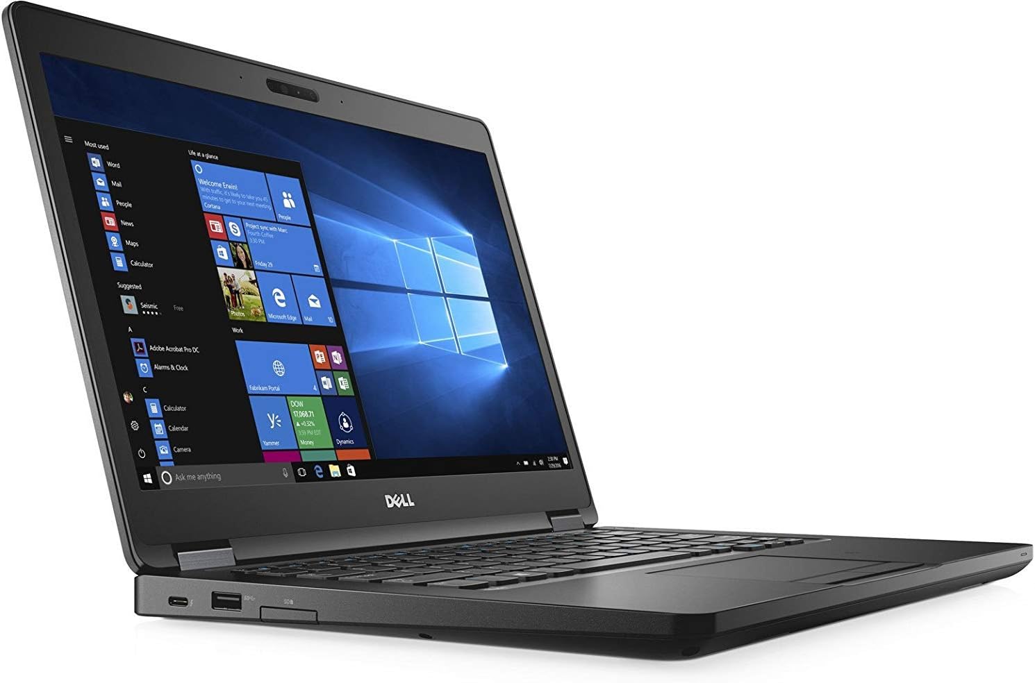 لاب توب ديل لاتيتود 5480 ، معالج انتل كور i5-6300U ، هارد 256 جيجا بايت ، رام 8 جيجا بايت ، كارت شاشة انتل HD جرافيكس 620