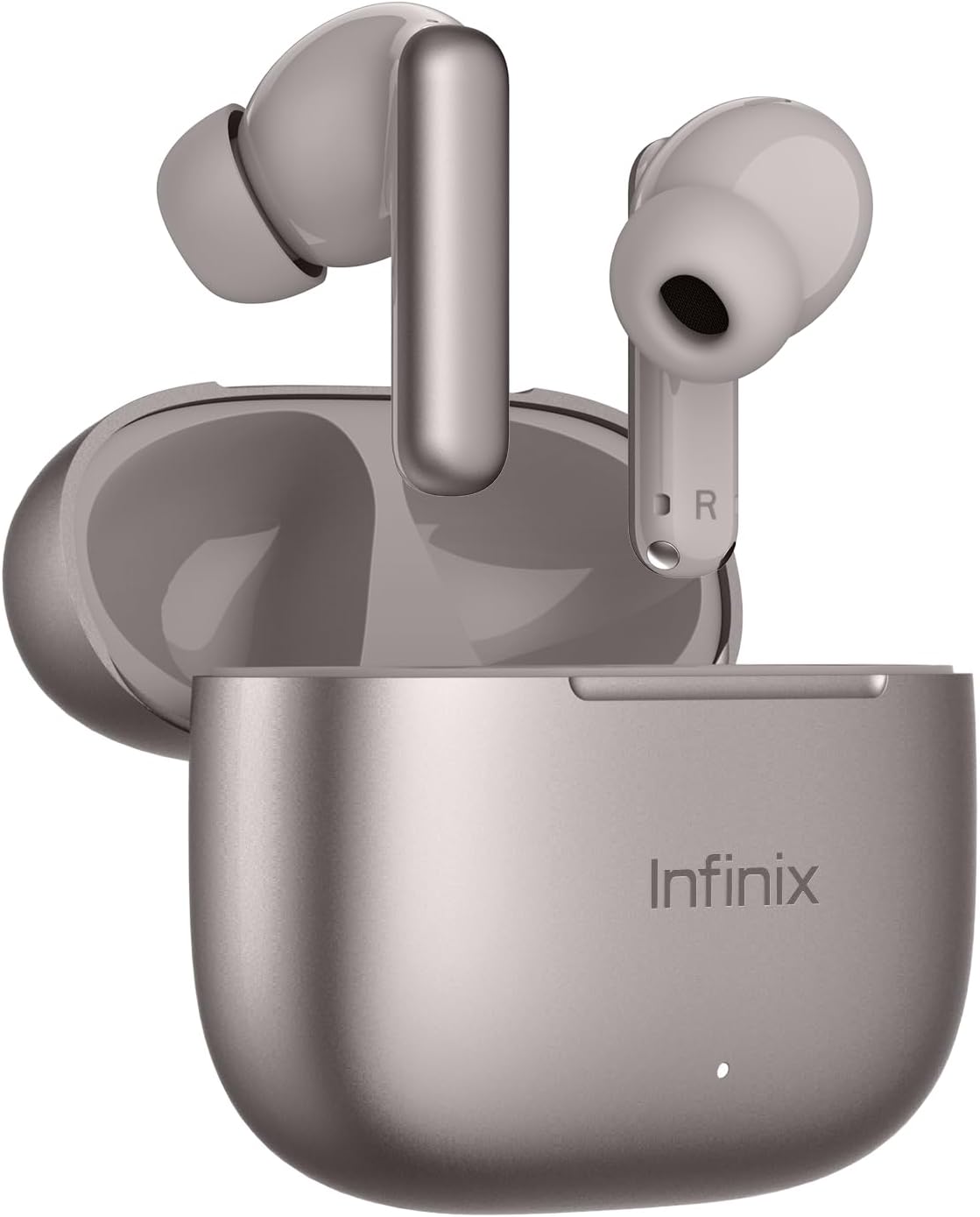 Infinix N4 Pro Active Noise Cancelling Earbuds, Titanium Gray