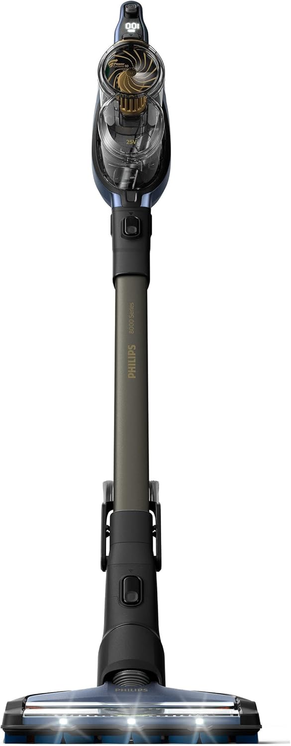 Philips 8000 Series Cordless Stick Vacuum Cleaner , 400 Watt , Black Blue - XC8043/61