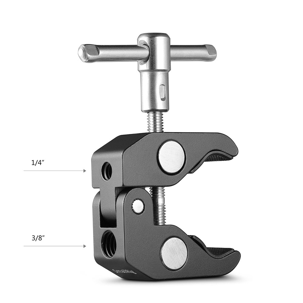 Smallrig Super Clamp with Threads Gray - 2058