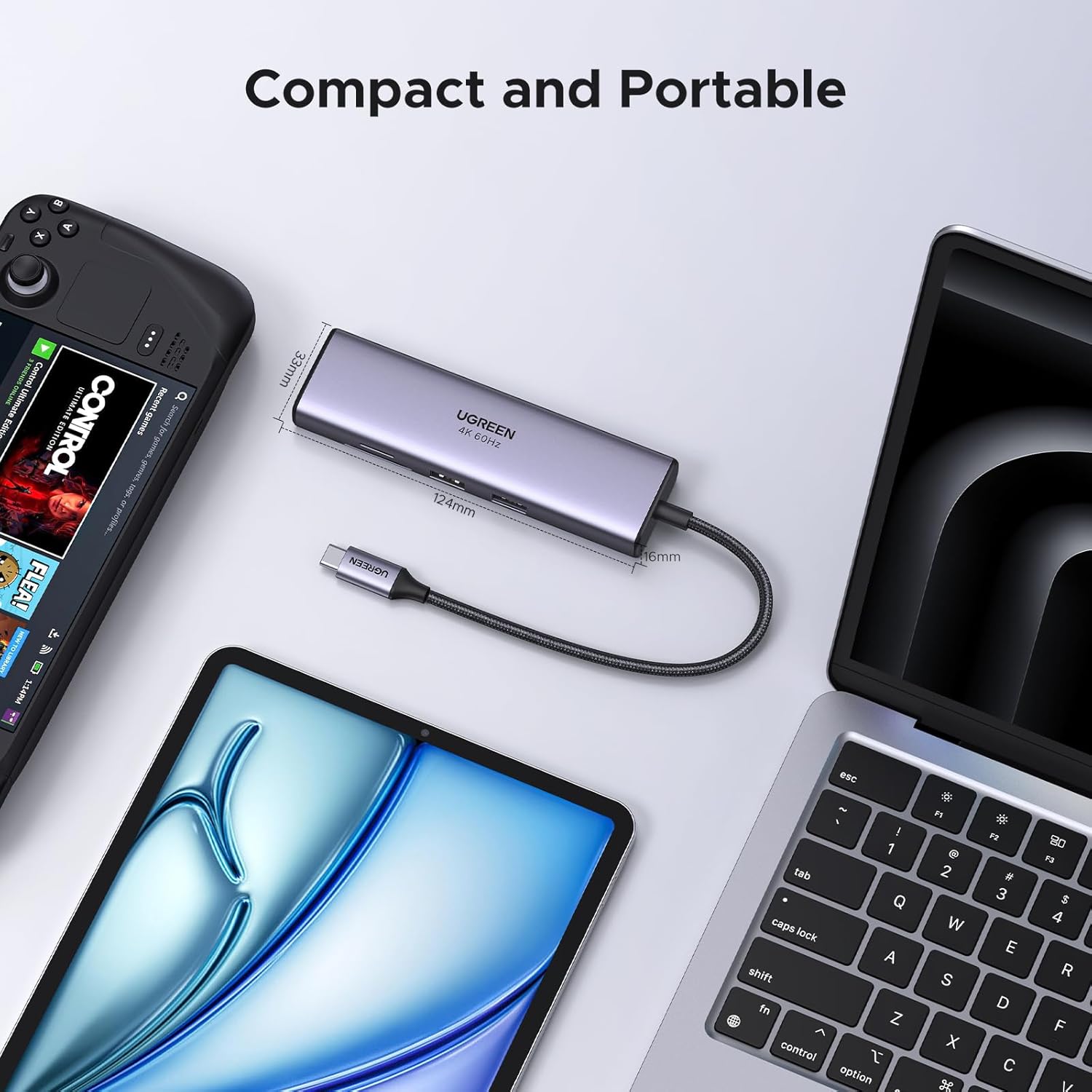 موزع USB متعدد المنافذ يوجرين - 60515