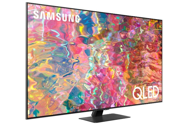 شاشة تلفزيون سمارت سامسونج ، مقاس 75 بوصة ، QLED ، دقة 4K UHD ، بريسيفر داخلي