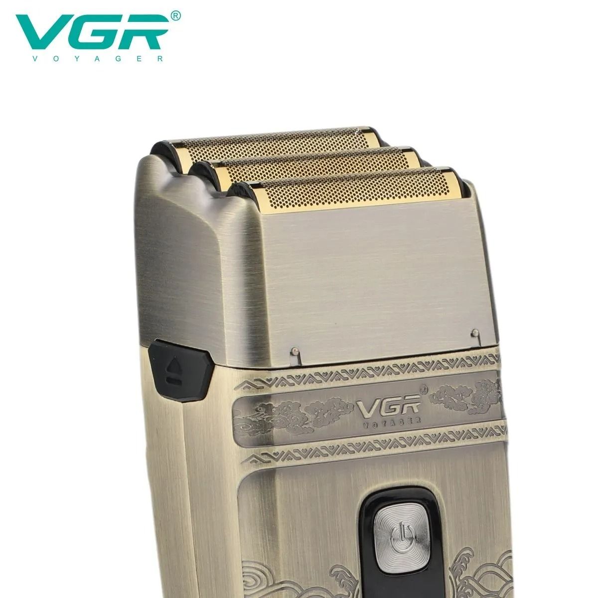 VGR Professional Cordless Foil Shaver Wet & Dry Gold - V-335