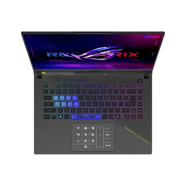 Asus ROG Strix G16 G614PR-RV161W Gaming Laptop ,AMD Ryzen 9 8940HX 16 Inch ,1 Terabyte SSD ,16 GB ,NVIDIA GeForce RTX 5070 TI ,Windows 11 - Eclipse Gray