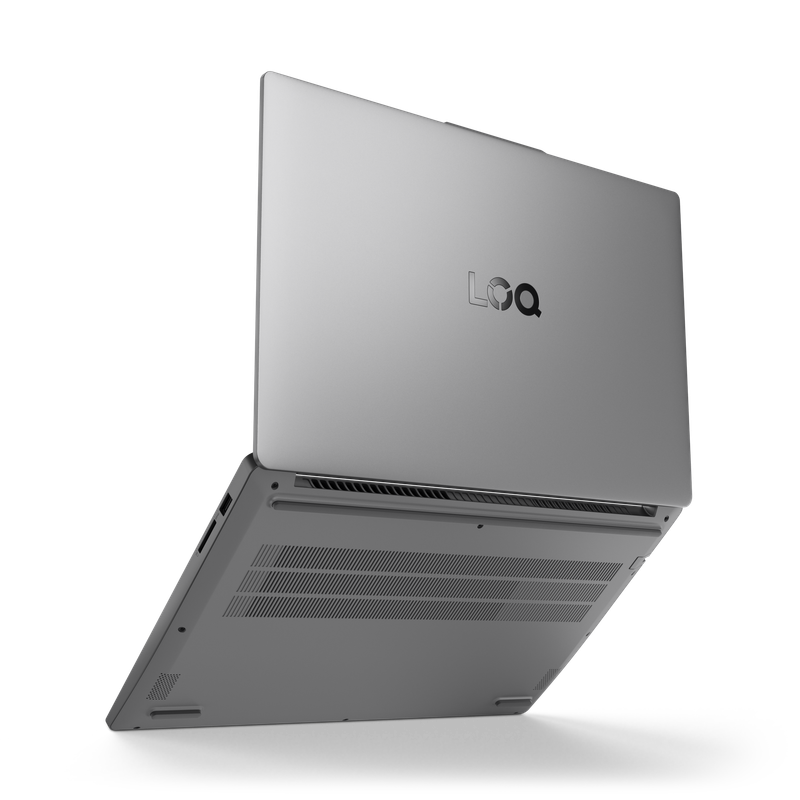 لاب توب لينوفو LOQ 15IAX9E ، معالج انتل كور i5-12450HX 15.6 بوصة ، هارد 512 جيجا بايت ، رام 16 جيجا بايت ، كارت شاشة انفيديا جي فورس RTX 4050 ،فري دوس - رمادي لونا