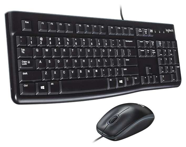 كيبورد للعمل لوجيتك ، اسود - MK120