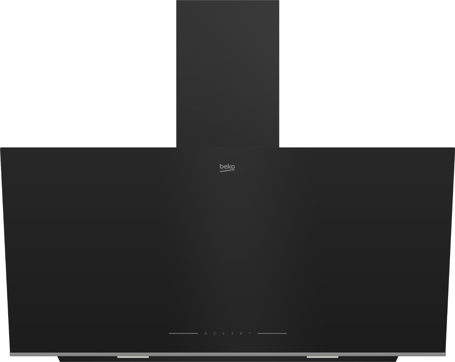 Beko Built-In Decorative Hood , 90 Centimeter , Black - BHCA96641BFBHSE