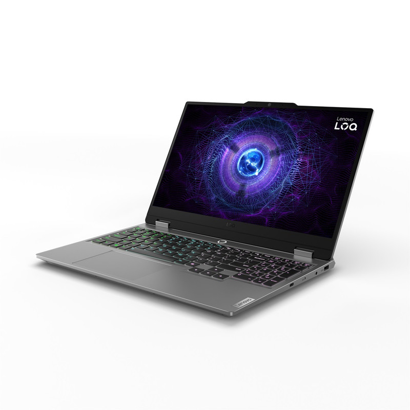 لاب توب جيمنج لينوفو LOQ 15IRX9 ، معالج انتل كور i7-13650HX 15.6 بوصة ، هارد 512 جيجا بايت SSD ، رام 16 جيجا بايت ، كارت شاشة انفيديا جي فورس RTX 4050 ،فري دوس - رمادي