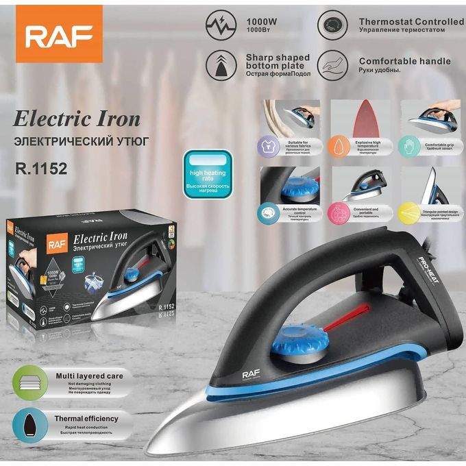Raf Dry Iron , 1000 Watt , Black - R.1152