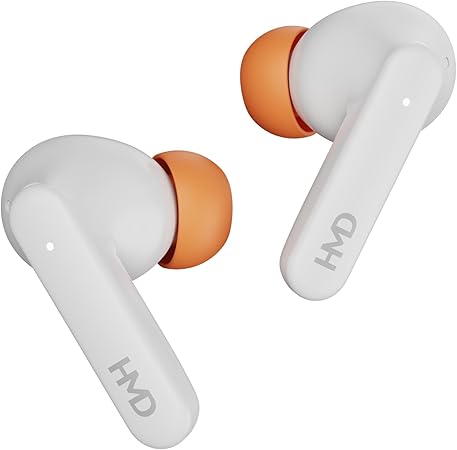HMD DUB P70 Earbuds , with Environmental Noise Cancellation , White
