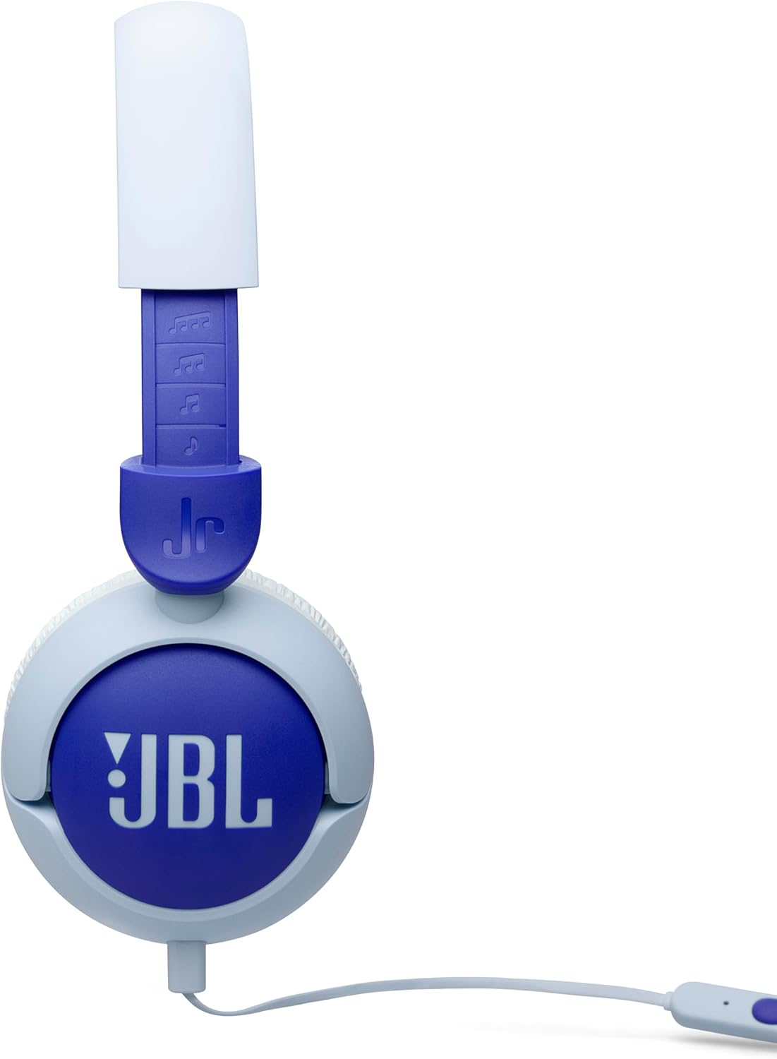 سماعة رأس سلكية للأطفال جي بي ال جونيور 320 ، ازرق و ابيض - JBLJR320