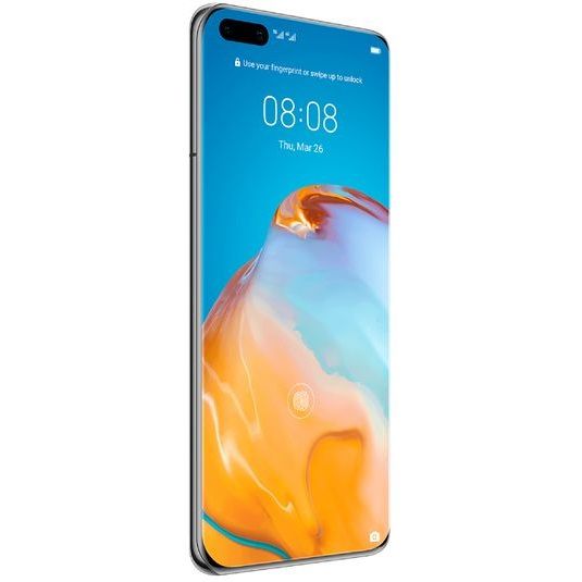 هواوي P40 برو ، سعة 256 جيجا بايت ، رام 8 جيجا بايت ، شبكة 4G LTE ، شريحتين - اسود