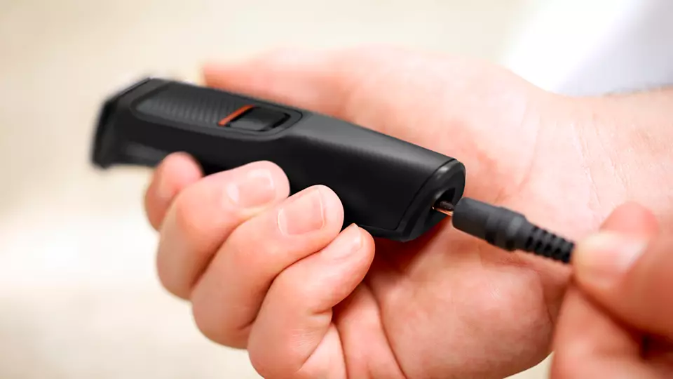 Philips Hair Trimmer with Attachments , Black Red - MG3710