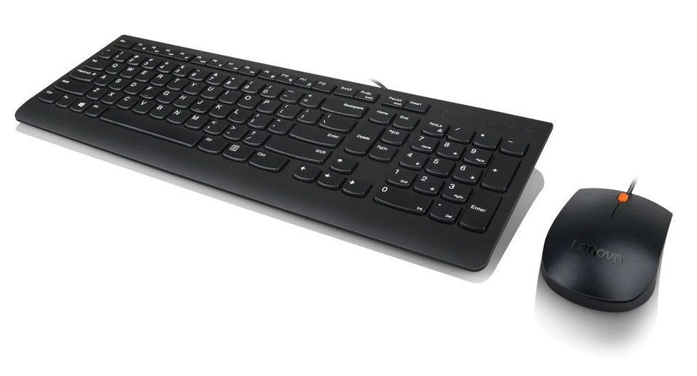 Lenovo 300 Business Wired Keyboard and Mouse , Black - GX30M39607