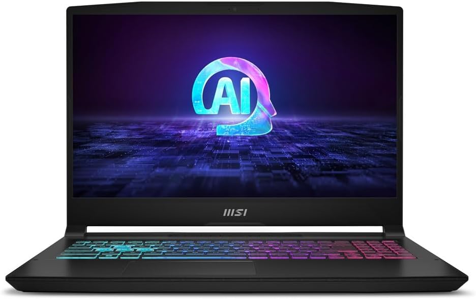 لاب توب ام اس اي Katana A15 AI B8VF ، معالج ايه ام دي رايزن 9 8945HS 15.6 بوصة ، هارد 512 جيجا بايت ، رام 16 جيجا بايت ، كارت شاشة انفيديا جي فورس RTX 4060 ،فري دوس - اسود