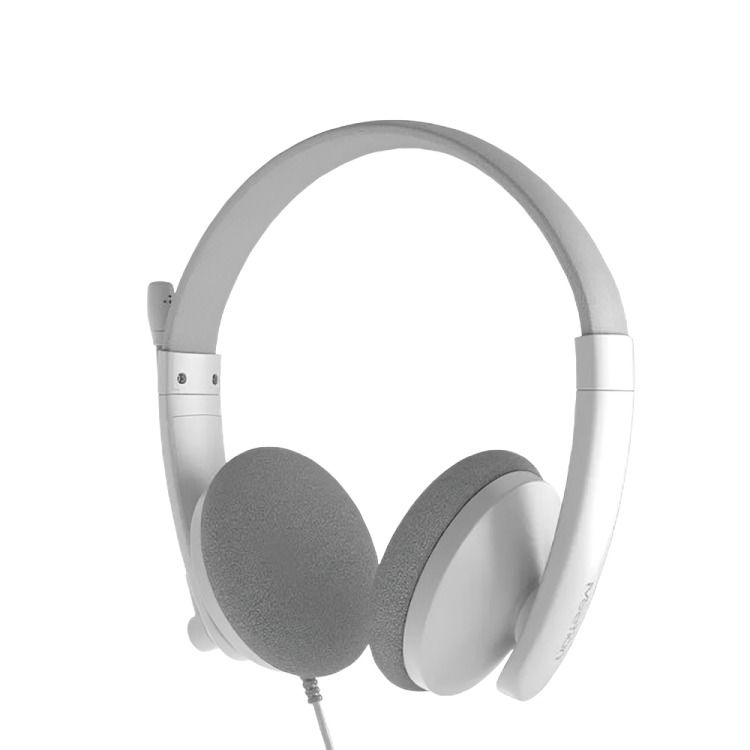 Meetion HP003 Wired On Ear Headphones , White Grey