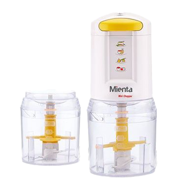 Mienta Mini Chopper 500 milliliter , 400 Watt White - CH172