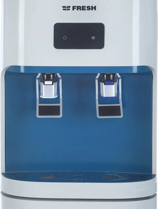 Fresh Warm and Cold Top Loading Water Dispenser , Digital Display , 2 Tabs Light Grey - FW17VFEG