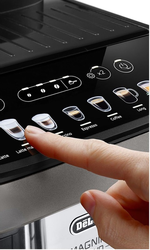 Delonghi Magnifica Evo Coffee Machine , 1.8 Liter 1450 Watt , Titanium Black - ECAM290.81.TB
