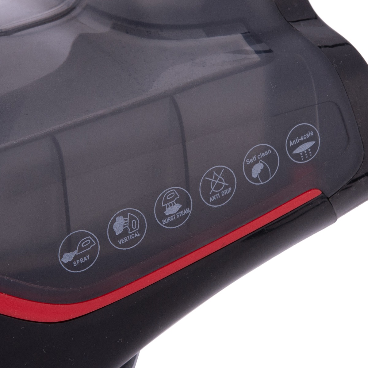 Ultra Steam Iron , 2200 Watt , Black Red - UI22KRE1