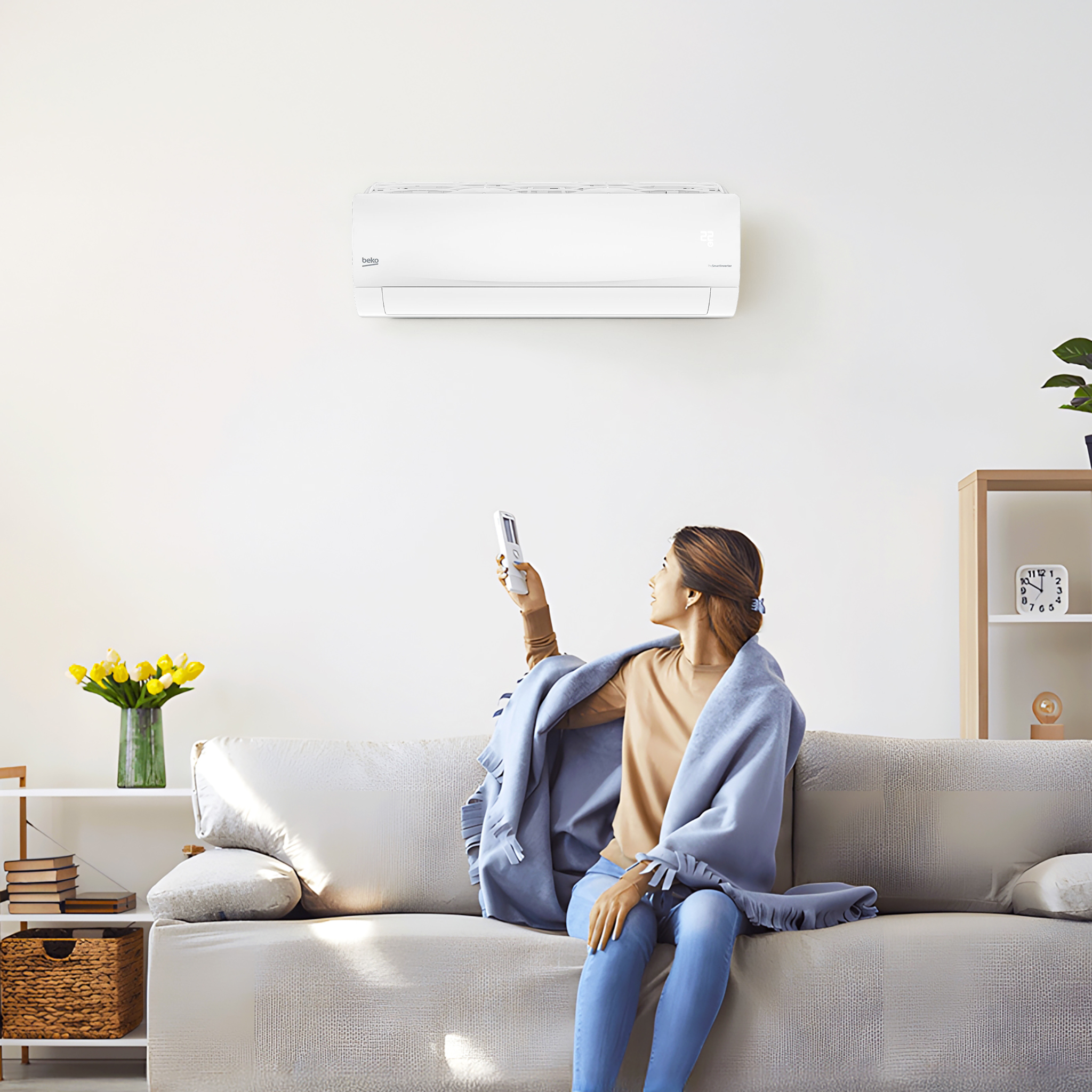 تكييف سبليت بيكو ، قدرة 2.25 حصان ، بانفرتر ،بارد فقط ،ابيض - BICT1820XS