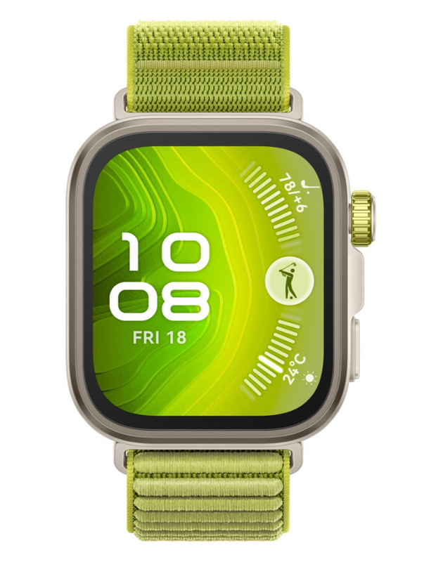 Huawei Fit 4 Pro Smart Watch with Earbuds , 1.82 Inch Green Grey
