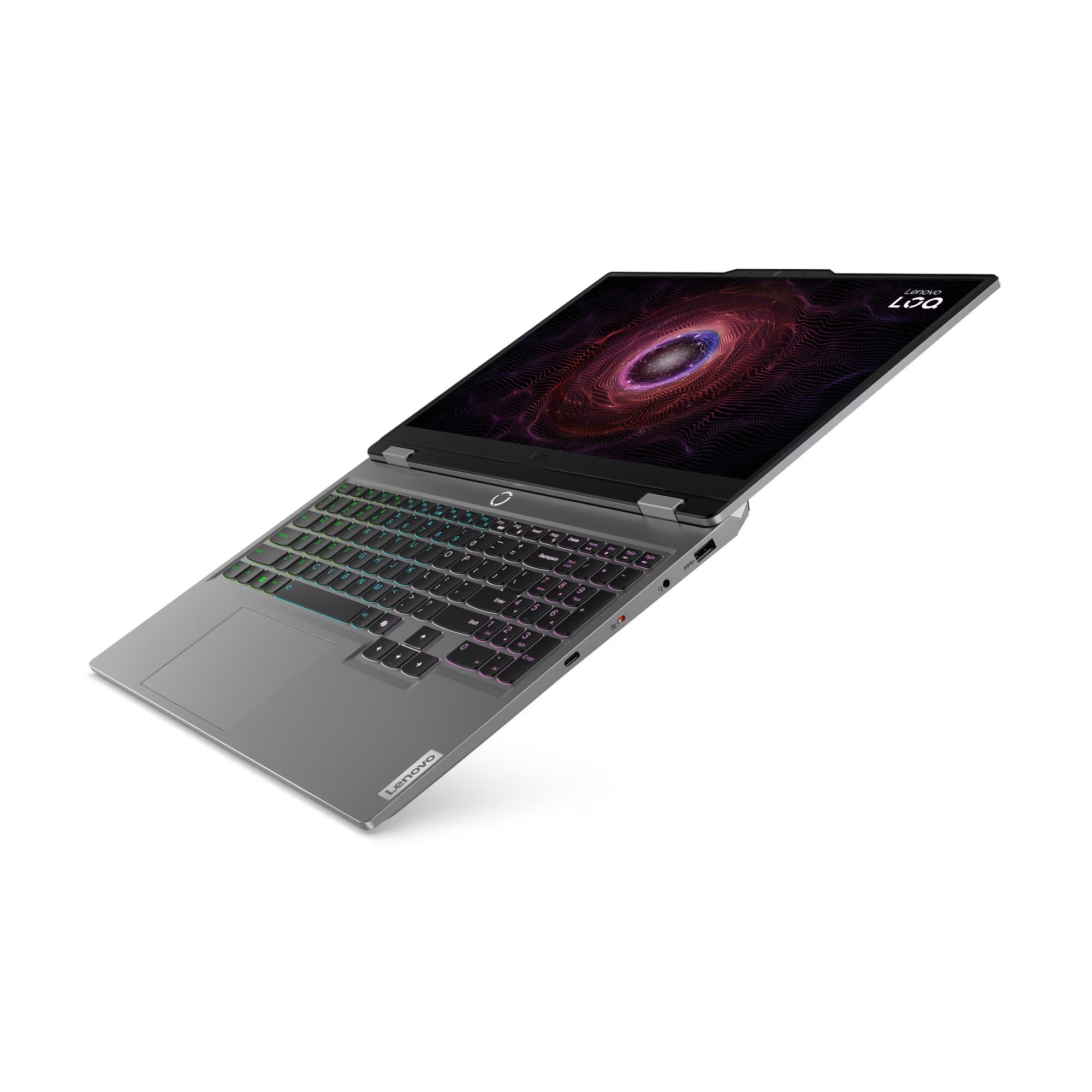 لاب توب جيمنج لينوفو LOQ 15ARP9 ، معالج ايه ام دي 15.6 بوصة ، هارد 512 جيجا بايت SSD ، رام 16 جيجا بايت ، كارت شاشة انفيديا جي فورس RTX 3050 ،ويندوز 11 - رمادي لونا
