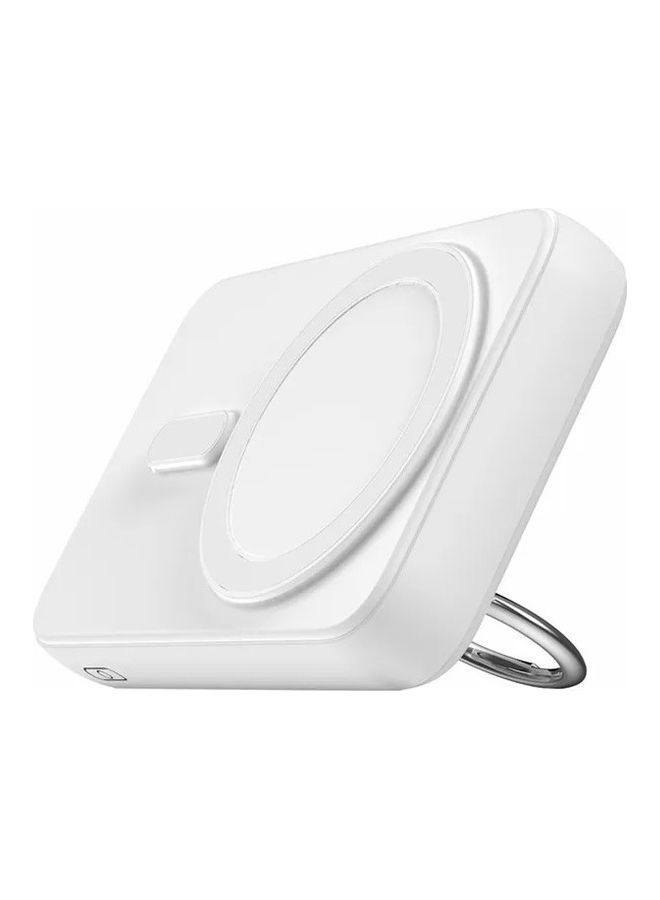 Joyroom Wired and wireless Power Bank , 10000 mAh , White , JR-W050
