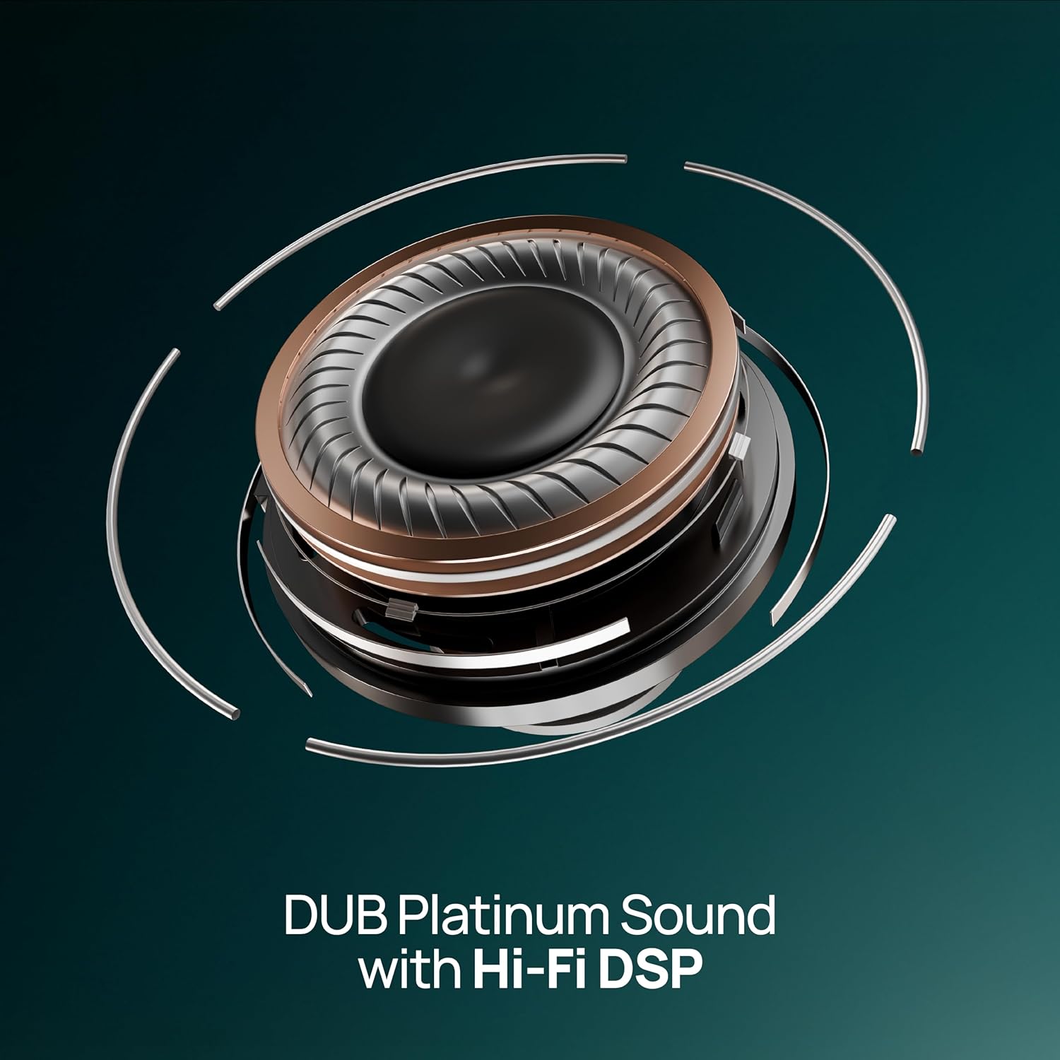 ايربودز اتش ام دي DUB X50 برو ، بخاصية إلغاء الضوضاء النشطة ، ازرق
