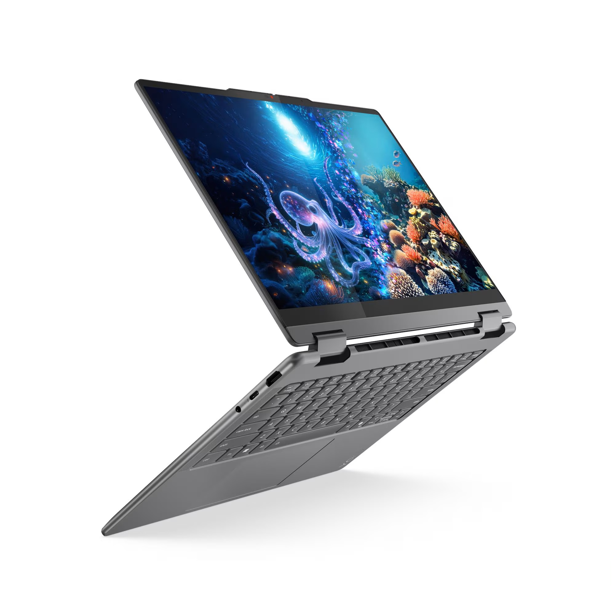 Lenovo YOGA 7 14ILL10 2-in-1 83JQ0097ED Laptop ,Intel Ultra 7 258V 14 Inch ,1 Terabyte SSD ,32 GB ,Intel Arc Graphics ,Windows 11 - Luna Grey