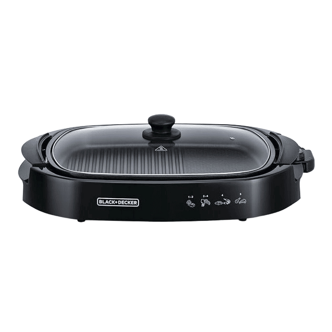شواية كهرباء بلاك اند ديكر ، اسود - GH1500-B5
