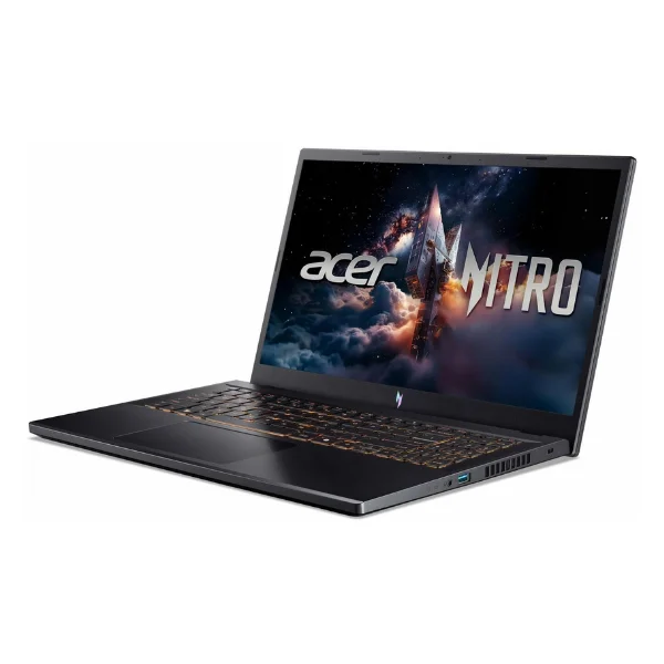 لاب توب جيمنج ايسر نيترو V 15 - ANV15-52-9703 ، معالج انتل كور i9-13900H 15.6 بوصة ، هارد 512 جيجا بايت SSD ، رام 16 جيجا بايت ، كارت شاشة انفيديا جي فورس RTX 5060 ،ويندوز 11 - اسود