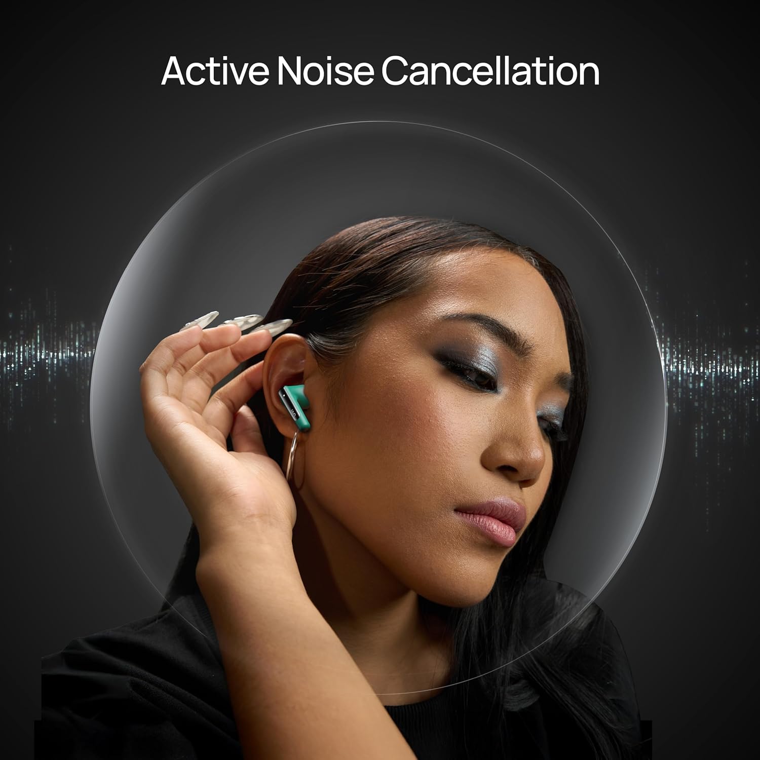 HMD DUB P60 Earbuds , with Active Noise Cancellation , Green