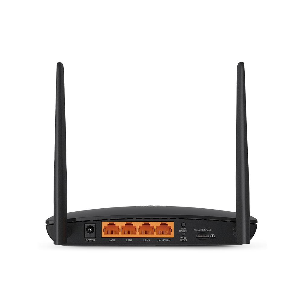 Tp-Link Archer MR200 Router , 4 Ports , Black - AC750