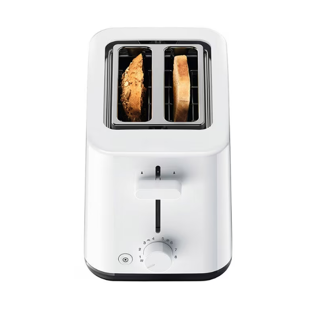 Braun Breakfast1 Toaster , 2 Slices 900 Watt White - HT 1010
