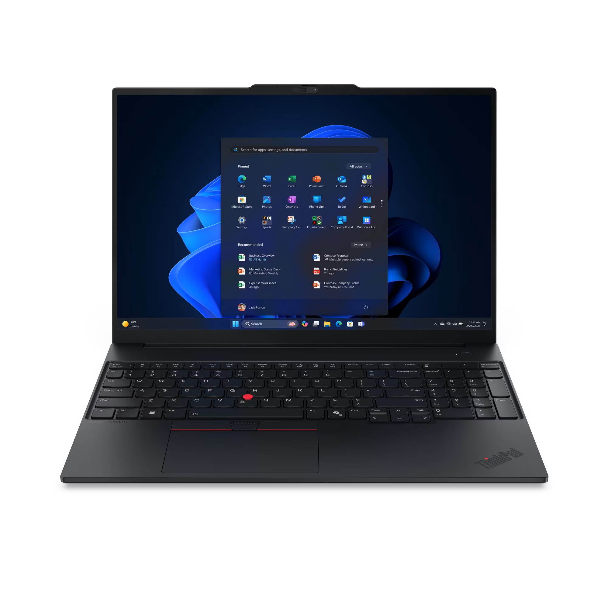 لاب توب لينوفو ثينك باد E16 Gen 3 ، معالج انتل كور الترا 7 255H 16 بوصة ، هارد 512 جيجا بايت SSD ، رام 16 جيجا بايت ، كارت شاشة انتل Arc جرافيكس ،فري دوس - اسود
