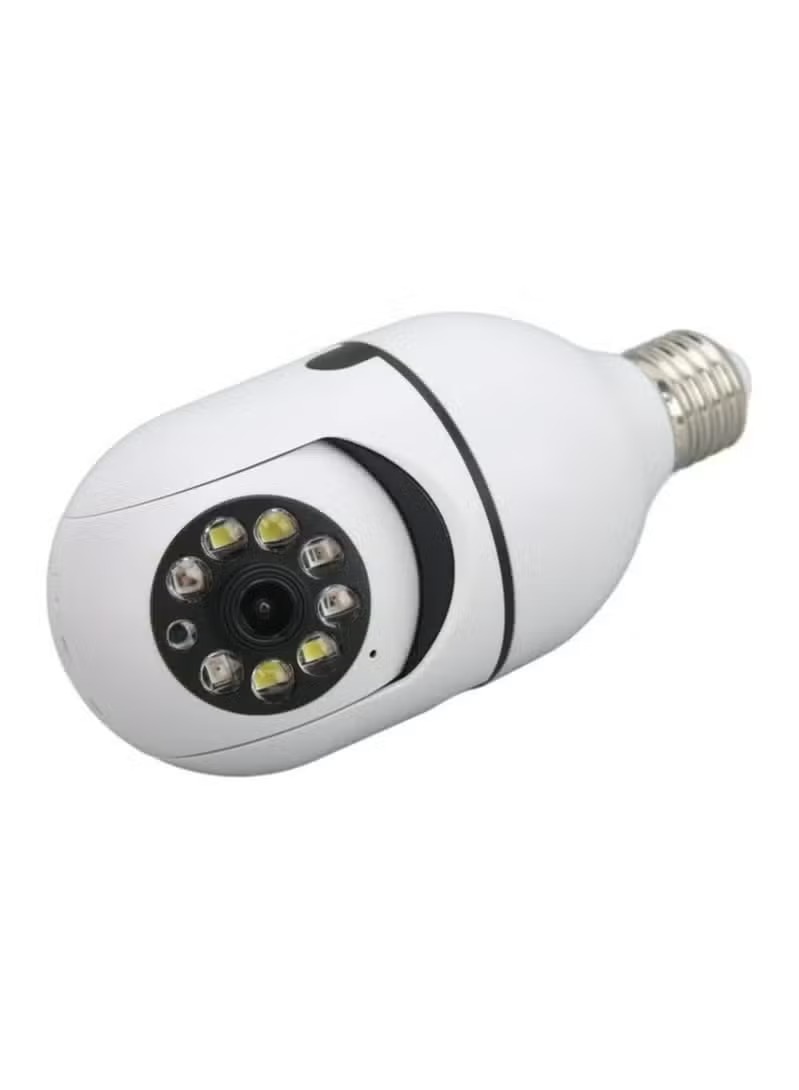 Generic Smart Bulb Security Camera , White - E27