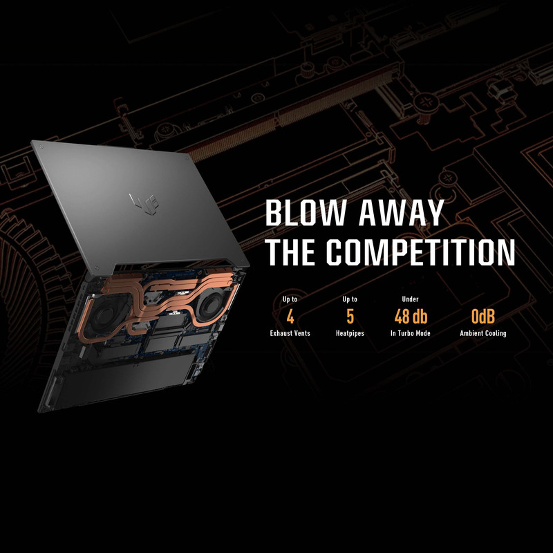 لاب توب اسوس TUF جيمنج F15 FX507ZC 2022 ، معالج انتل كور i5-12500H 15.6 بوصة ، هارد 512 جيجا بايت SSD ، رام 8 جيجا بايت ، كارت شاشة انفيديا جي فورس RTX 3050 ،ويندوز 11 - رمادي ميتشا