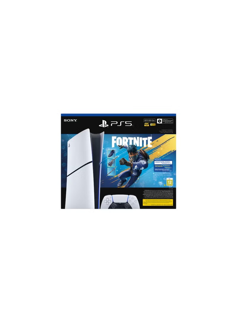 Sony PlayStation Console PlayStation 5 Digital Edition UAE Version 1 Terabyte ,1 Controllers ,White - CFI2116B01YFORTNITEFC