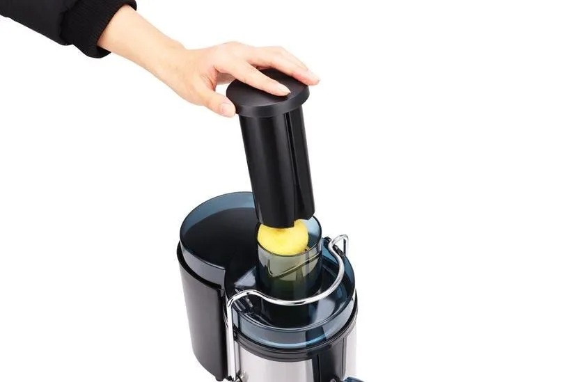 Swiss Pro Plus Juice Extractor , 800 milliliter 450 Watt Black Stainless Steel - SP-PEJ1000