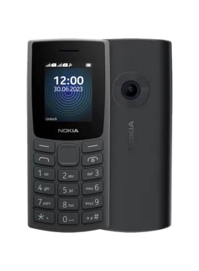 Nokia 110, International Version 2023 Dual-SIM , Charcoal