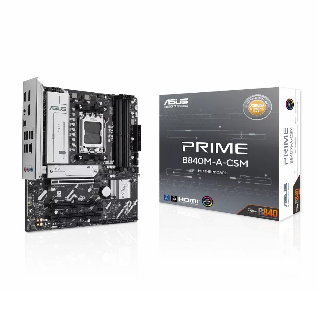 ماذر بورد اسوس برايم B840M-A-CSM ، AMD ، mATX - اسود