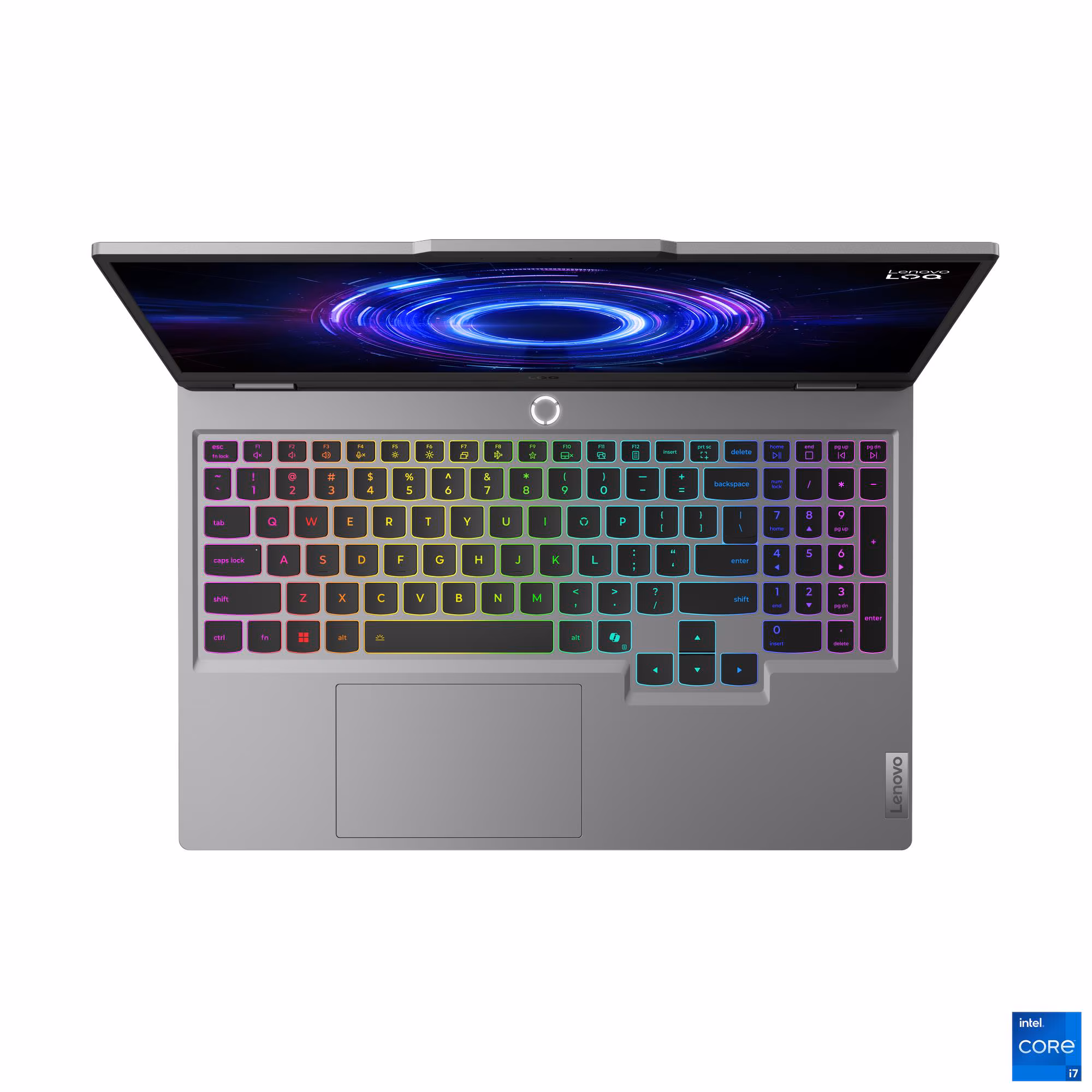 لاب توب جيمنج لينوفو LOQ 15IRX10 ، معالج انتل كور i7-13650HX 15.6 بوصة ، هارد 512 جيجا بايت SSD ، رام 16 جيجا بايت ، كارت شاشة انفيديا جي فورس RTX 5050 ،فري دوس - رمادي لونا