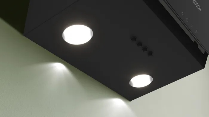 Bosch Series 2 Built-In Decorative Hood , 60 Centimeter , Black - DWK63PJ61T
