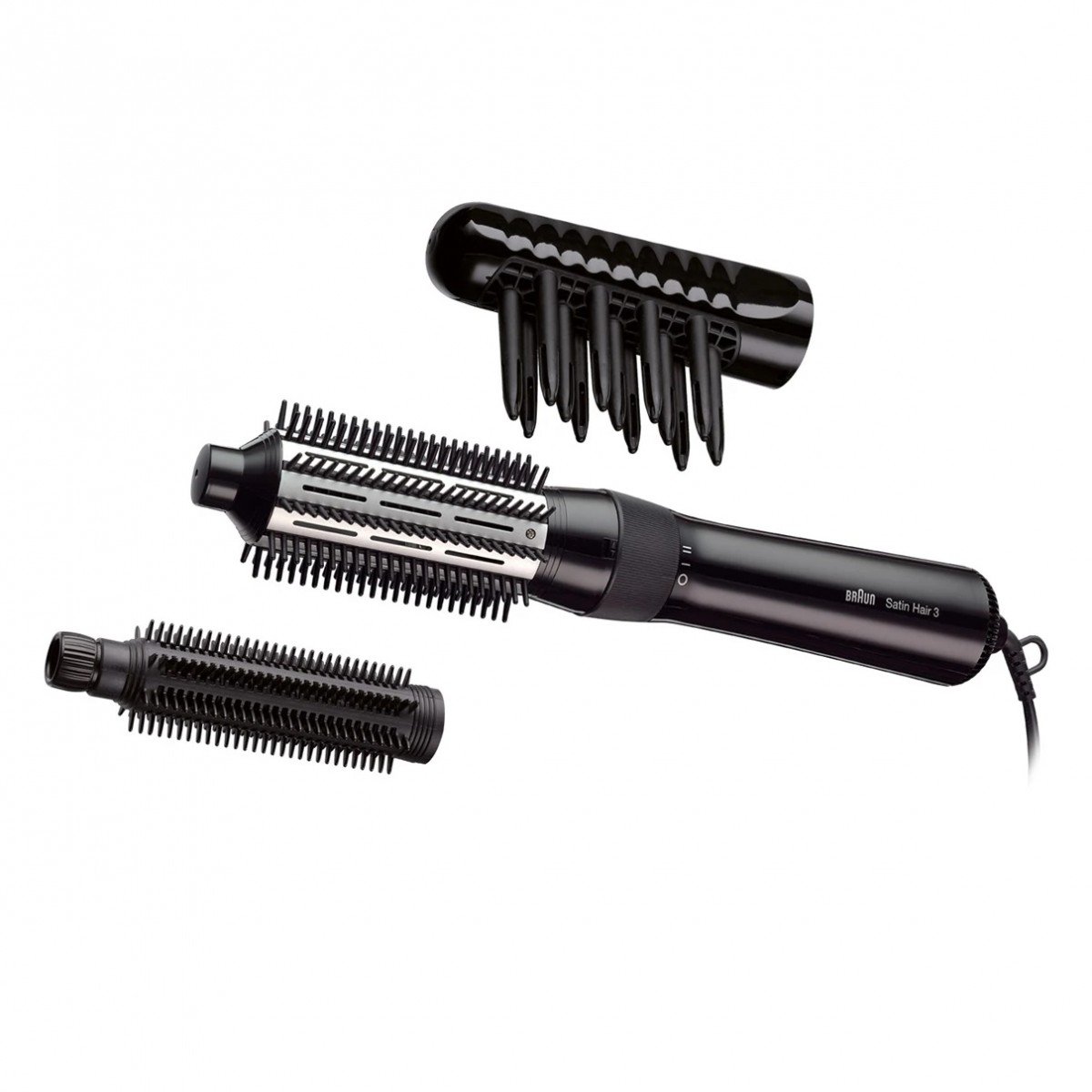 Braun Satin Hair 3 Hair Brush , Black - BRAS330E