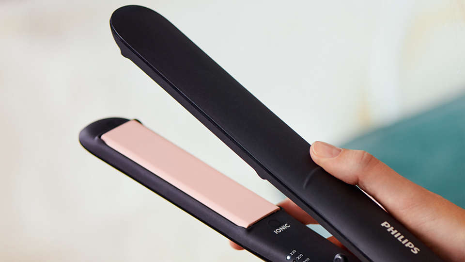 Philips ThermoProtect Hair Straightener 230 Celsius , Black - BHS378