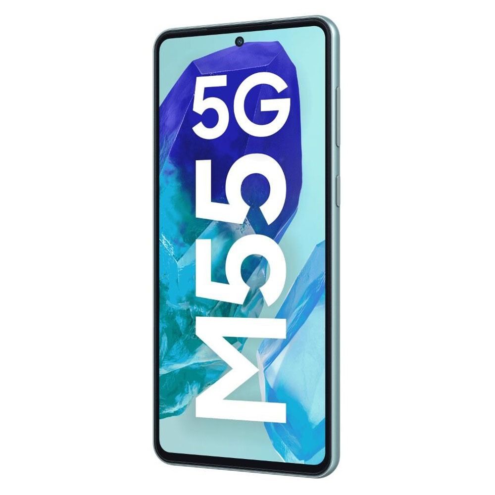Samsung Galaxy M55 , 128 GB , 8 GB , 5G , Dual-SIM - Light Green