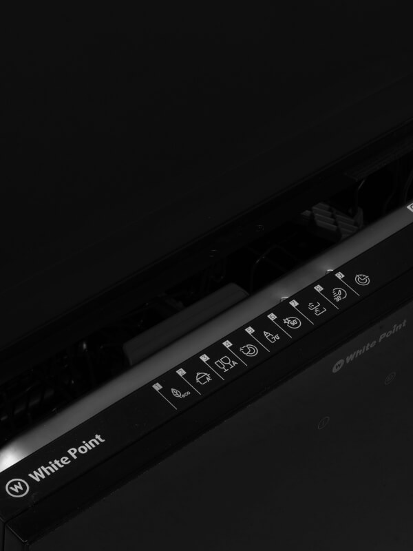 غسالة اطباق انفرتر وايت بوينت ، سعة 15فرد ، انفرتر ، اسود - WPD159HTSFDVGB