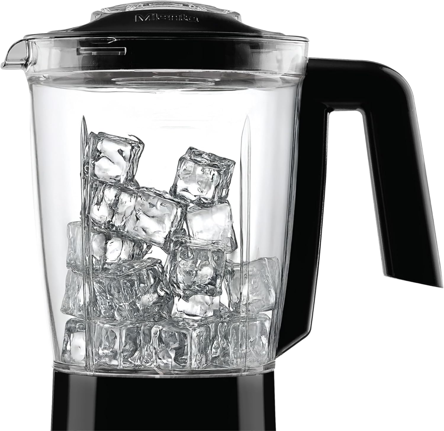 Mienta OPTIMIX Countertop Blender with 2 Grinders 1.75 Liter 700 Watt Black - BL1291G, with 3 Plastic Food Containers