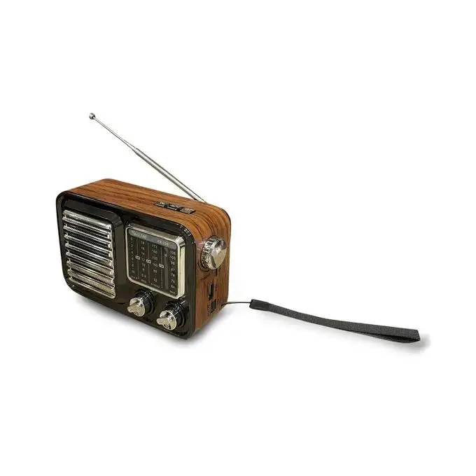Golon FM Rechargeable Radio , Brown - RX-399